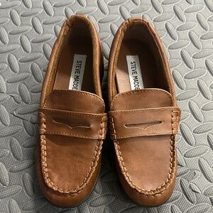 Steve Madden Men's Tan Leather Loafers
